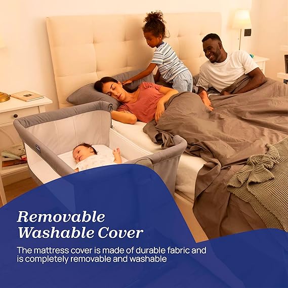 Chicco Next2Me Standard Mattress, White | Original & Official Replacement for Original & Air Co-Sleeping Cribs