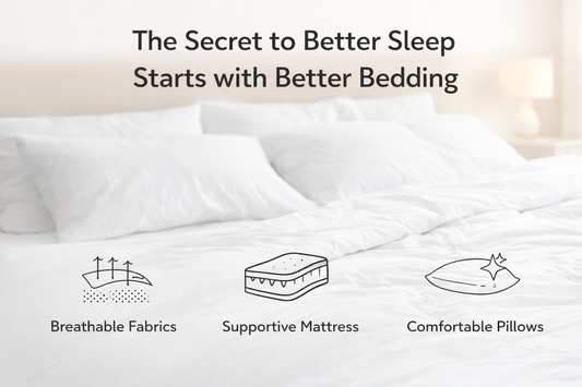 The Secret to Better Sleep Starts with Better Bedding