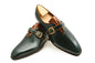 Men's Shoes Handmade Formal Black Leather Single Monk Strap Premium Quality