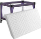 M&A STYLE Travel Cot Mattress - Fully Breathable/Removable Anti Allergenic Quilted Cover - Toddler Bedding Nursery Protector (95cm x 65cm x 10cm)