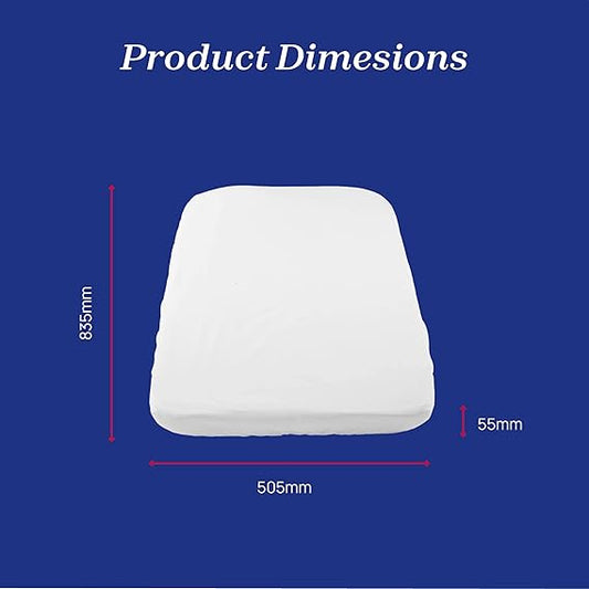 Chicco Next2Me Standard Mattress, White | Original & Official Replacement for Original & Air Co-Sleeping Cribs
