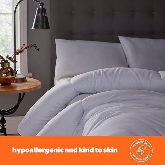 Silentnight Warm & Cosy Double 13.5 Tog Winter Duvet – Extra Warm Thick Heavyweight Cosy Winter Quilt Duvet Ideal for Cold Nights – Hypoallergenic and Machine Washable - Double - 200x200cm