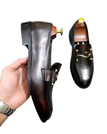 Men's Shoes Handmade Leather Moccasin Loafers Formal Casual Wear