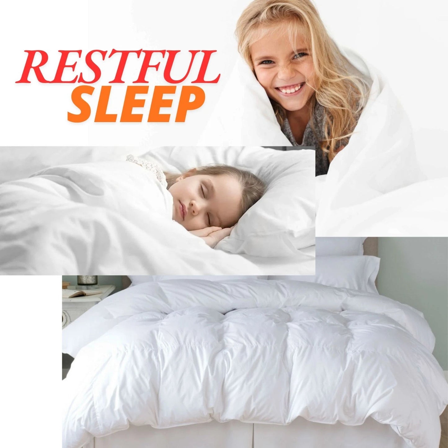 13.5 Tog Duvet Quilt Winter Microfiber 10% Extra Fill Box Stitched Hotel Quality