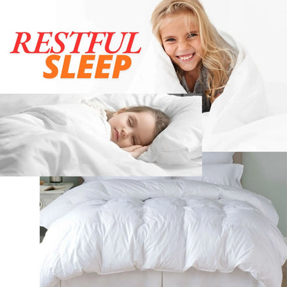 13.5 Tog Duvet Quilt Winter Microfiber 10% Extra Fill Box Stitched Hotel Quality