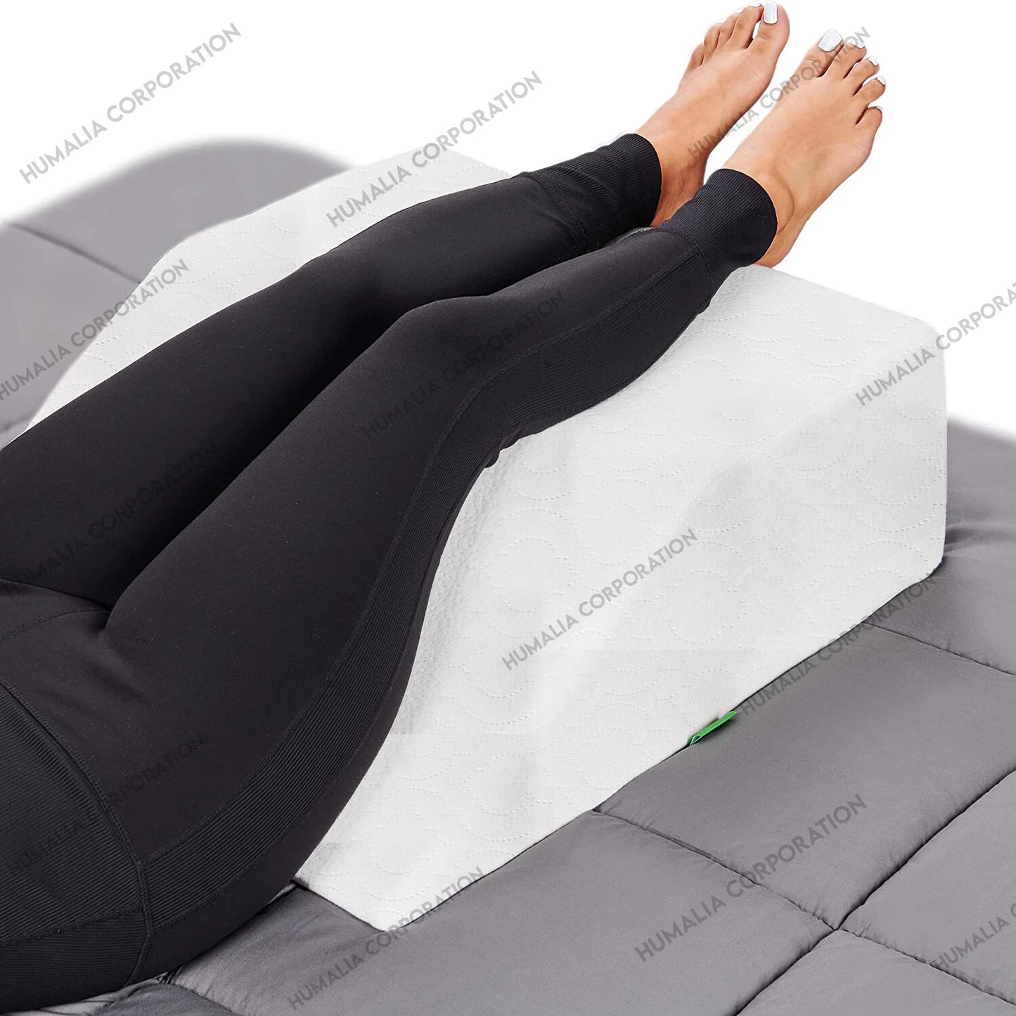 Leg Wedge Elevation Pillow Blood Circulation Inflatable Comfort Leg Reduce Swell