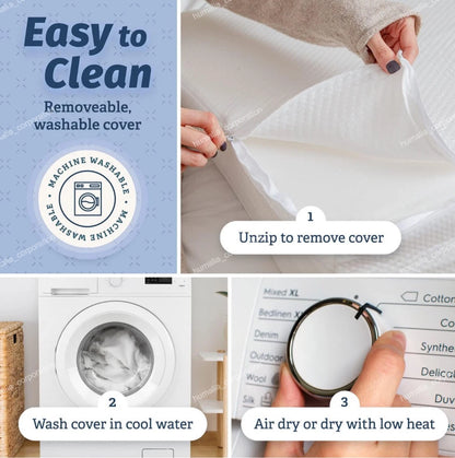 Wedge Pillow Bed Rest Cushion Back Leg Support UK Foam Acid Reflux Orthopaedic